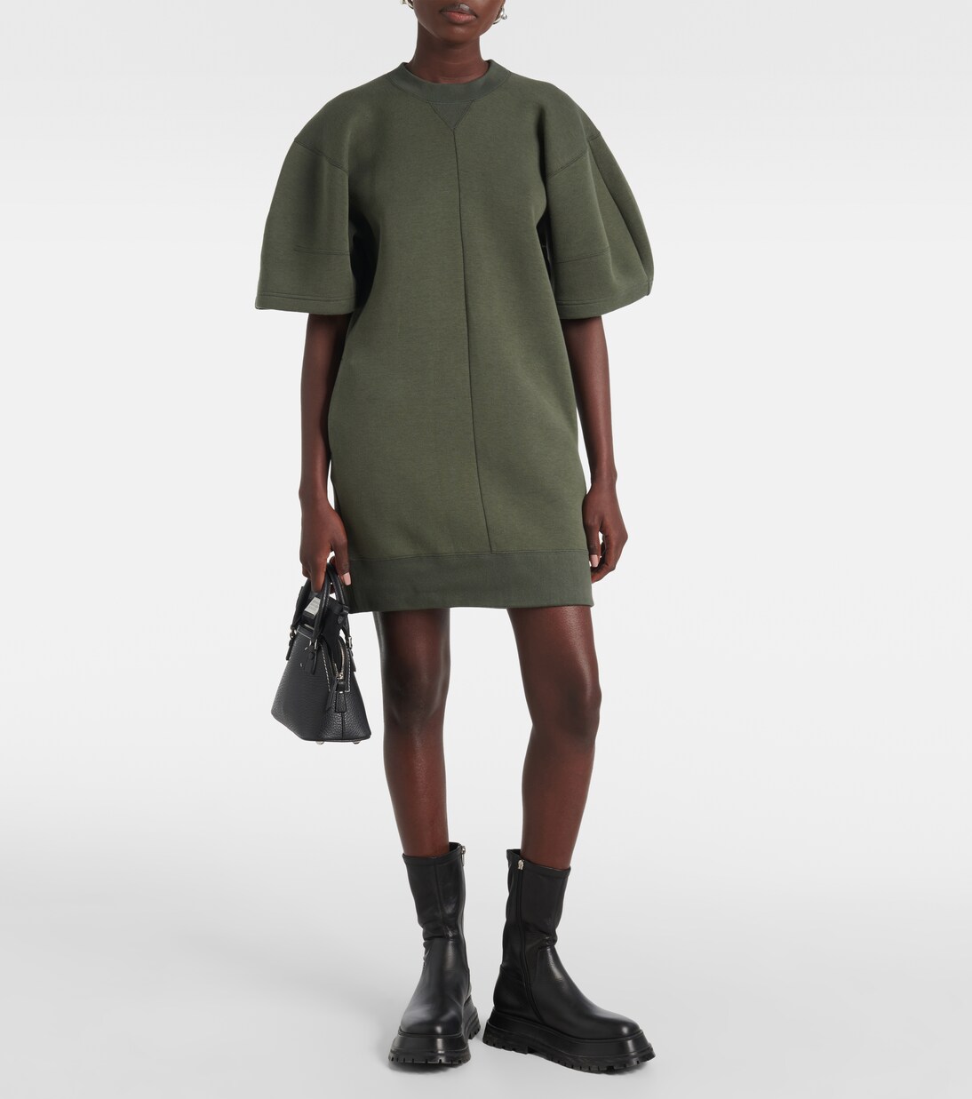Minikleid Sponge aus Jersey und Twill | Sacai