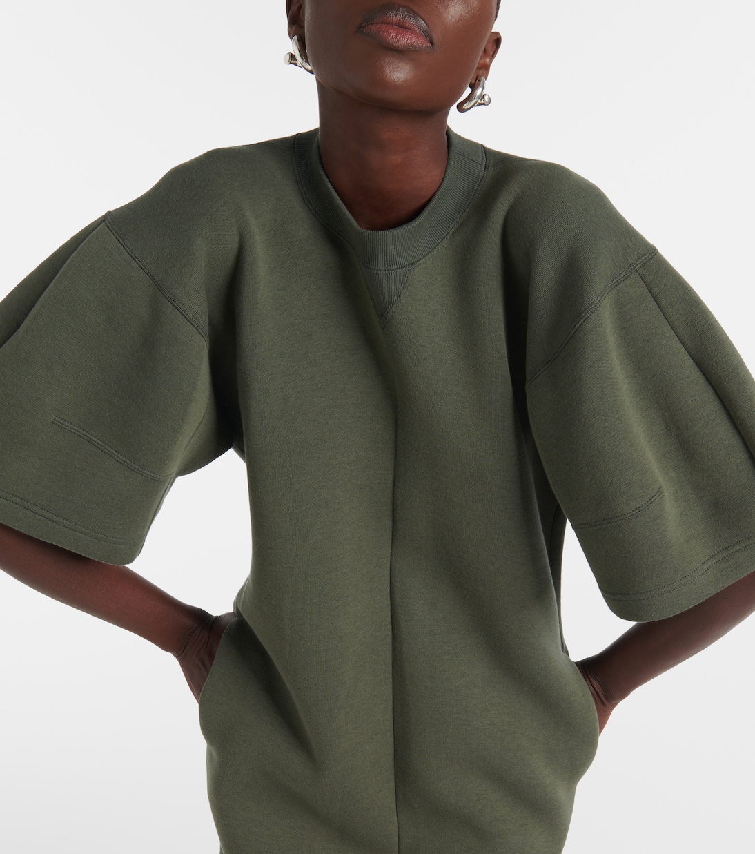 Minikleid Sponge aus Jersey und Twill | Sacai