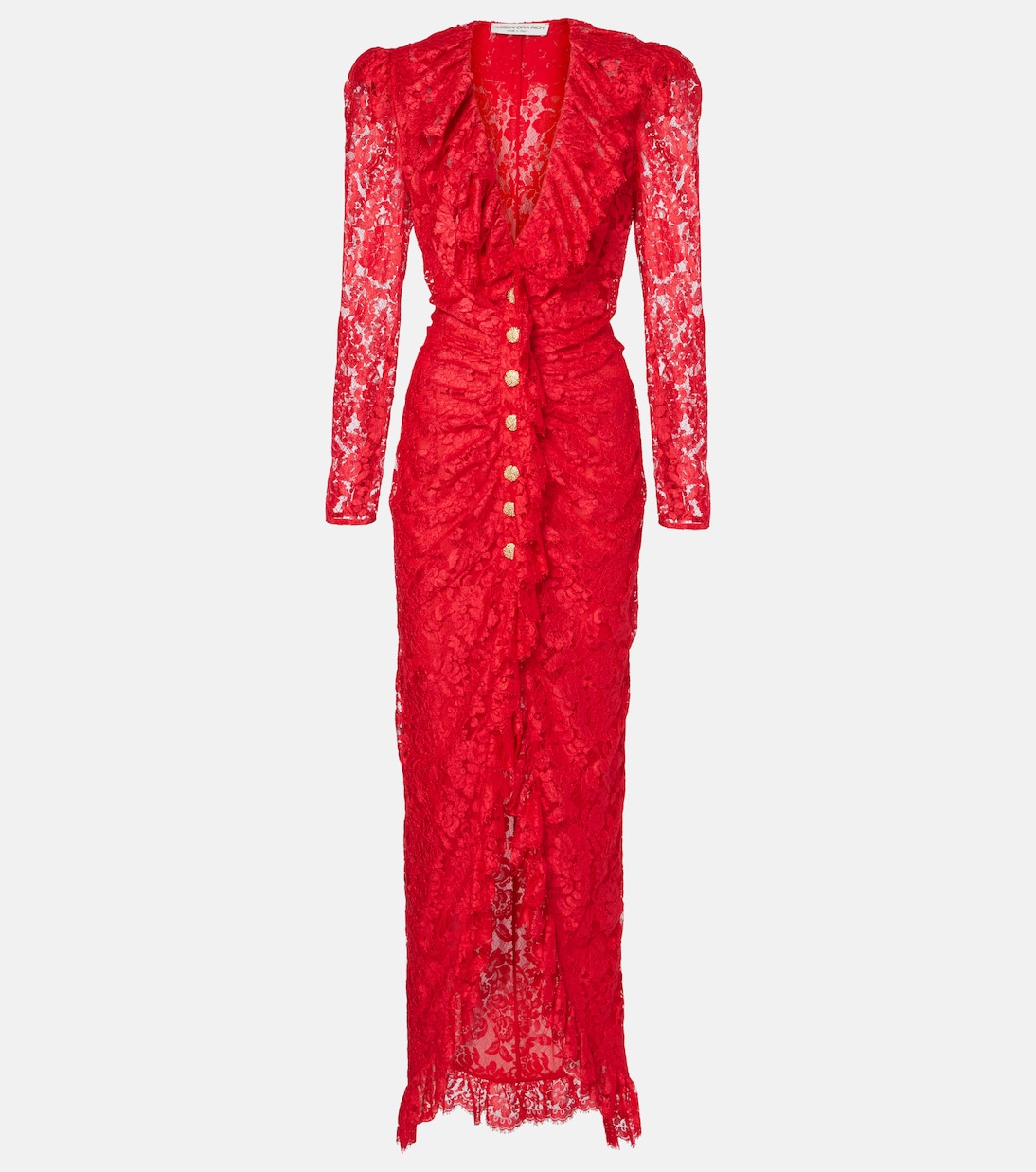 Robe longue en dentelle | Alessandra Rich