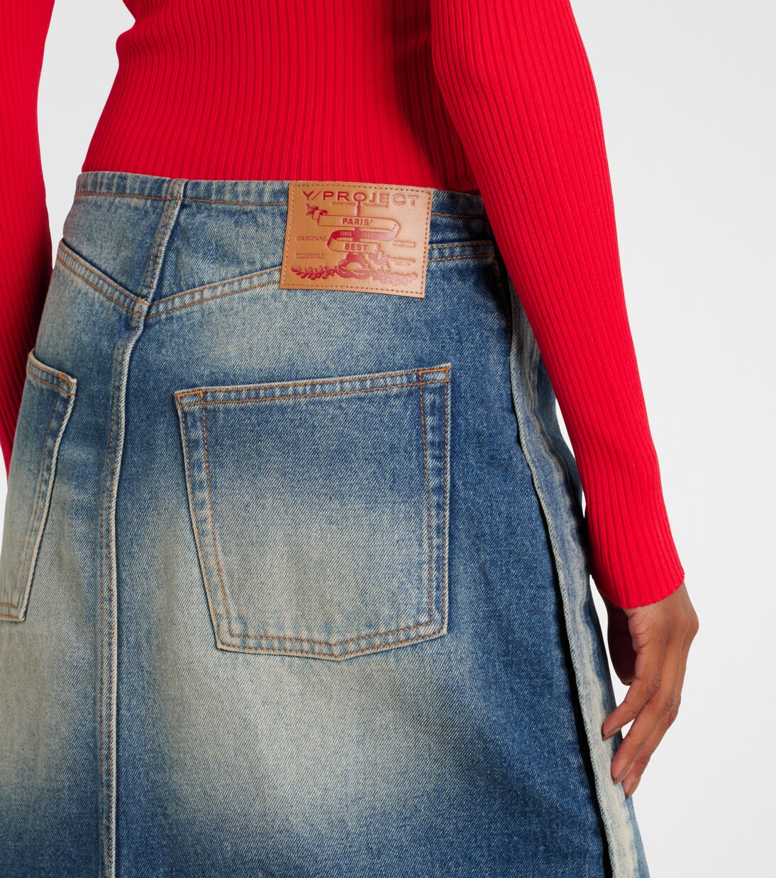 Jupe longue en jean | Y/Project