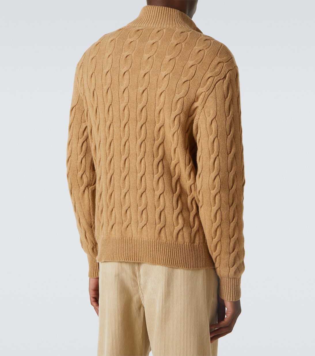 Pullover in cashmere a trecce | Ralph Lauren Purple Label