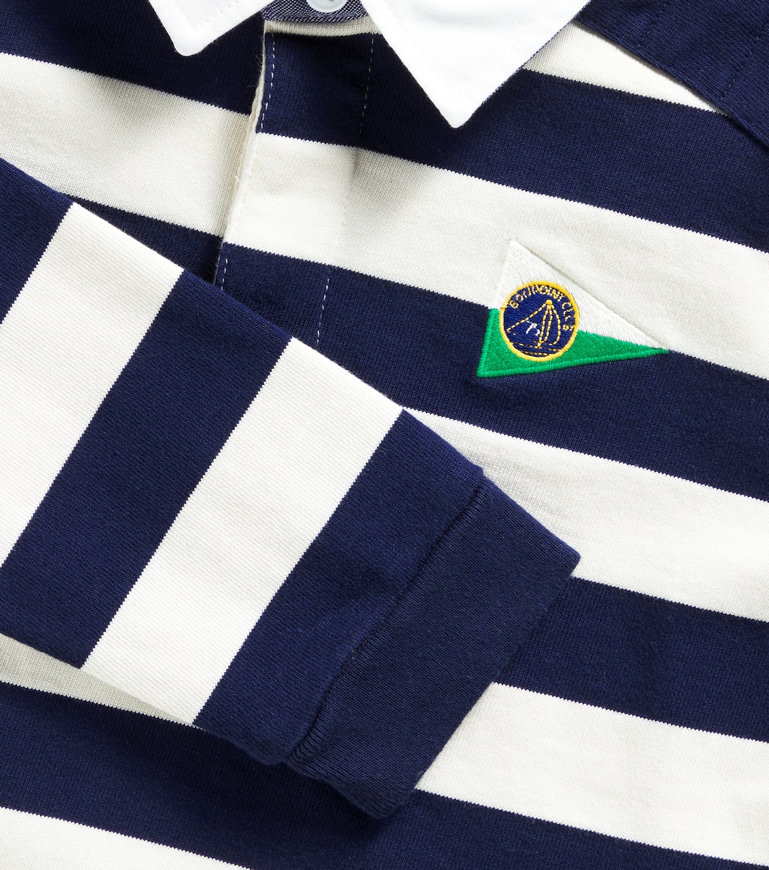 Polo Edman in cotone a righe | Bonpoint