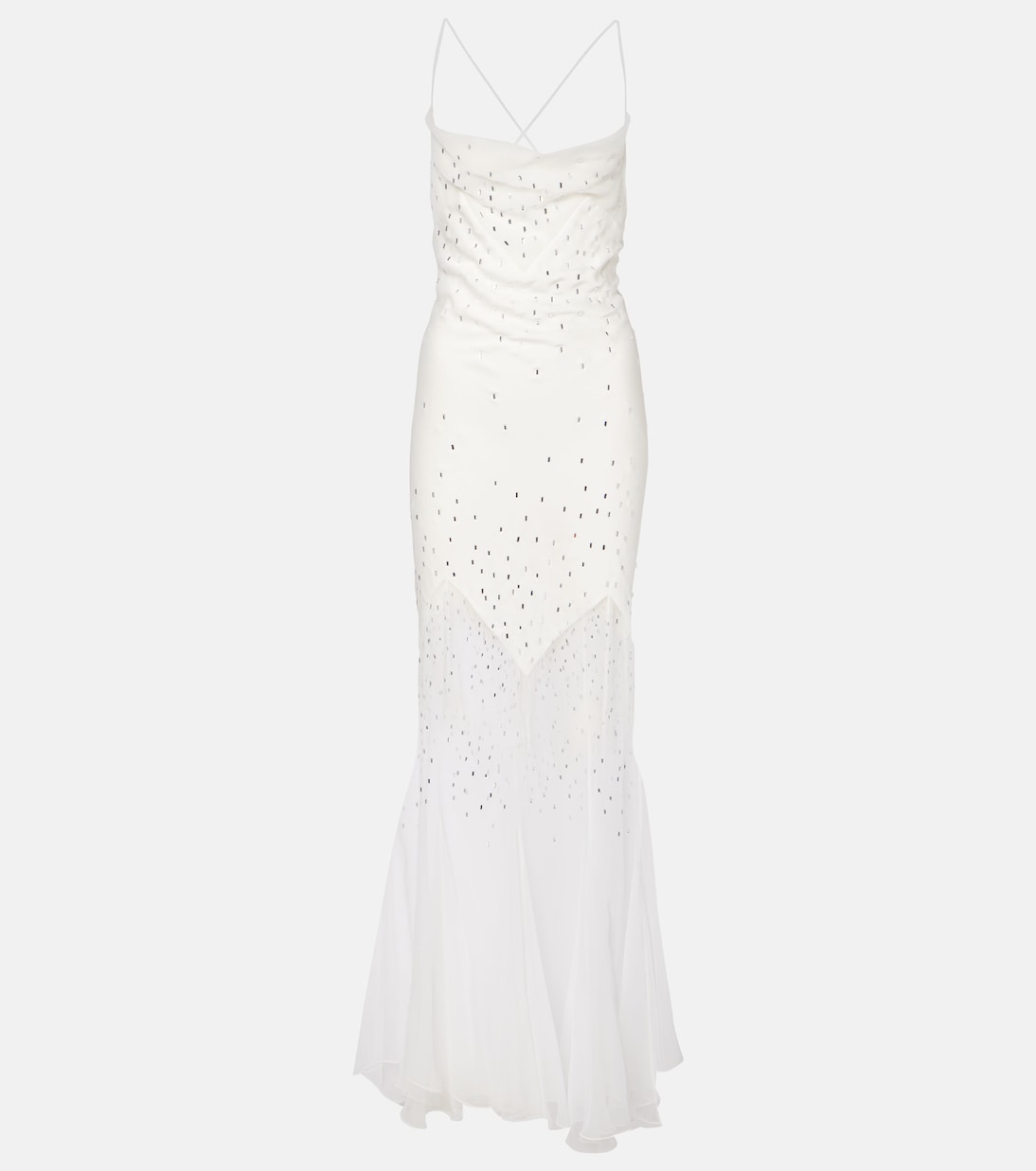 Robe longue à ornements | Rabanne
