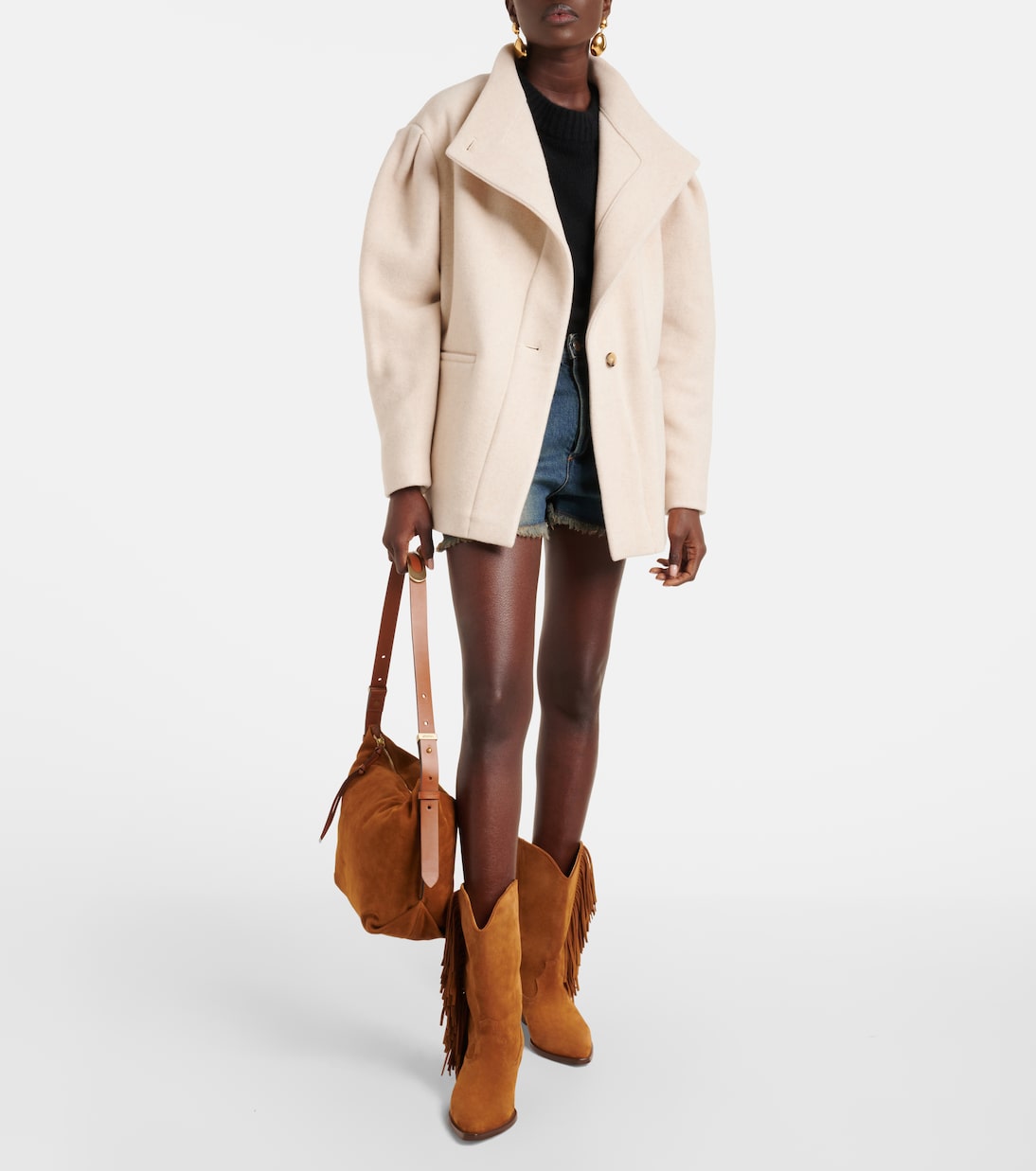 Botas cowboy Duerto de ante con flecos | Isabel Marant