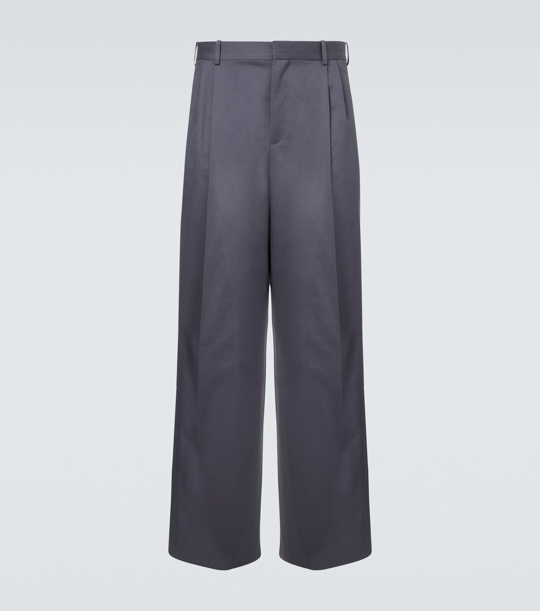 Pleated cotton wide-leg pants | Loewe