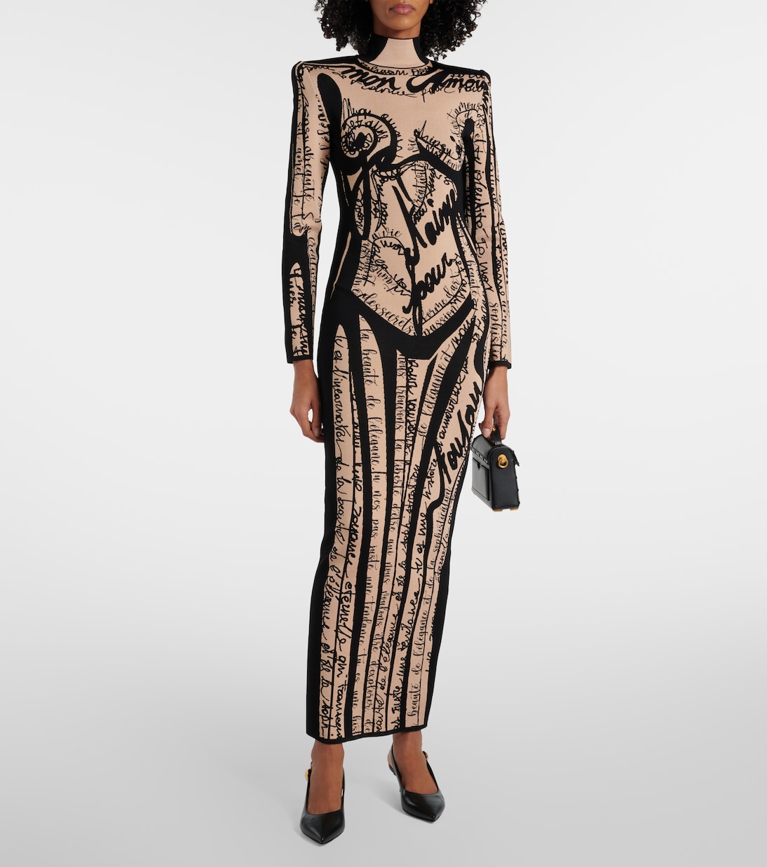 Abito lungo in maglia | Balmain