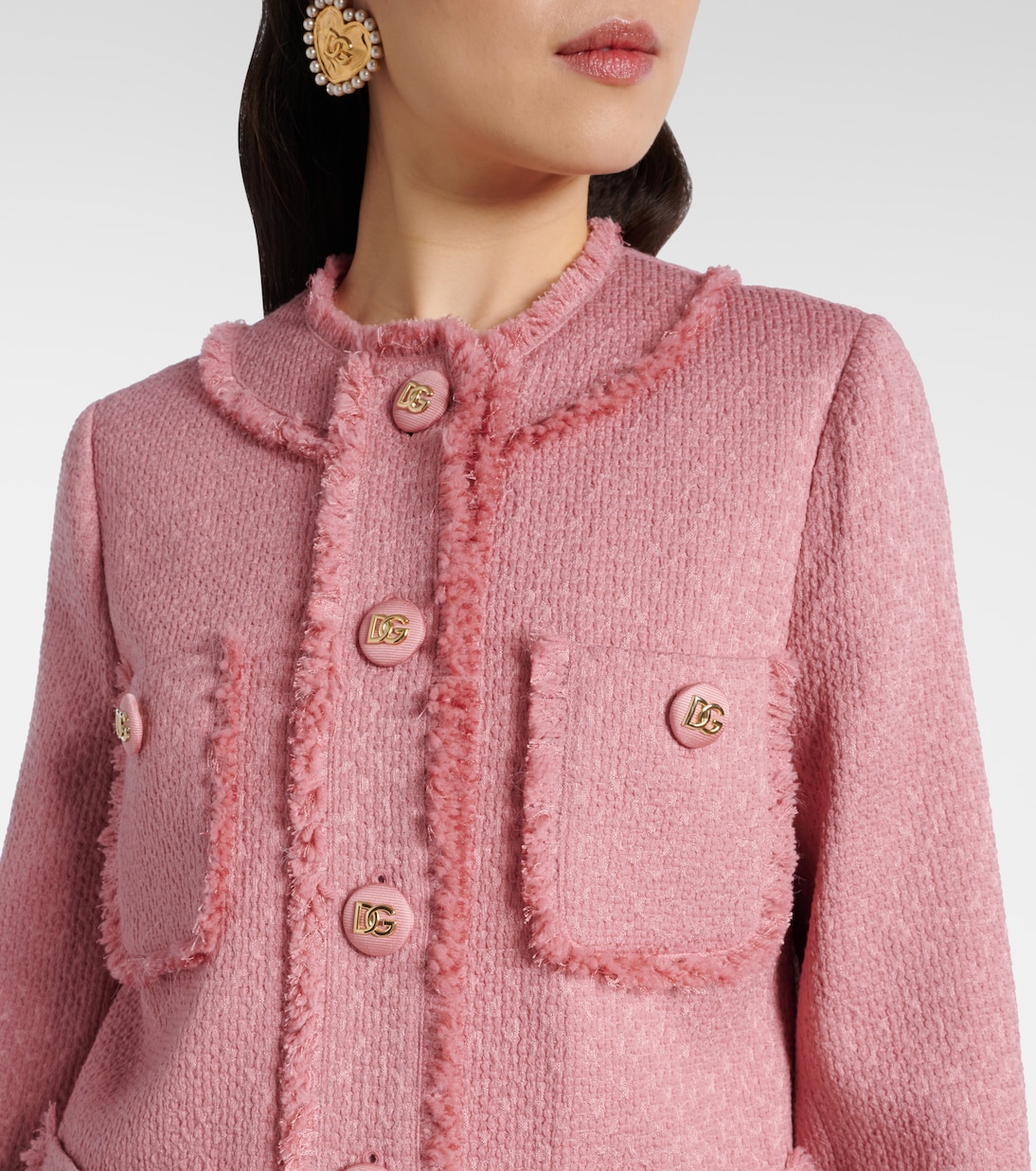 Rachel wool-blend tweed jacket | Dolce&Gabbana