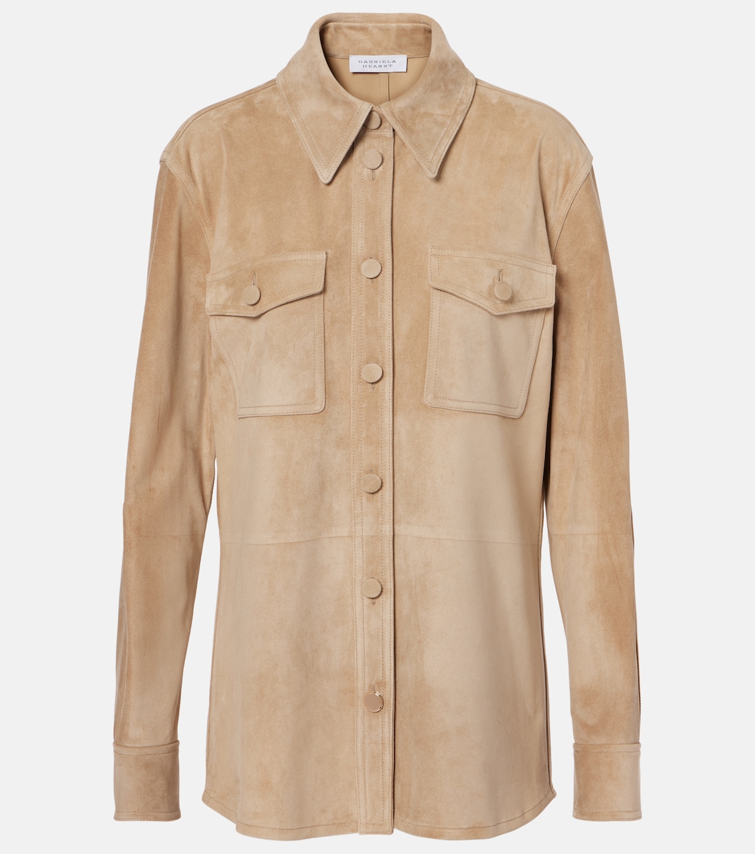 Giacca camicia Irene in suede | Gabriela Hearst