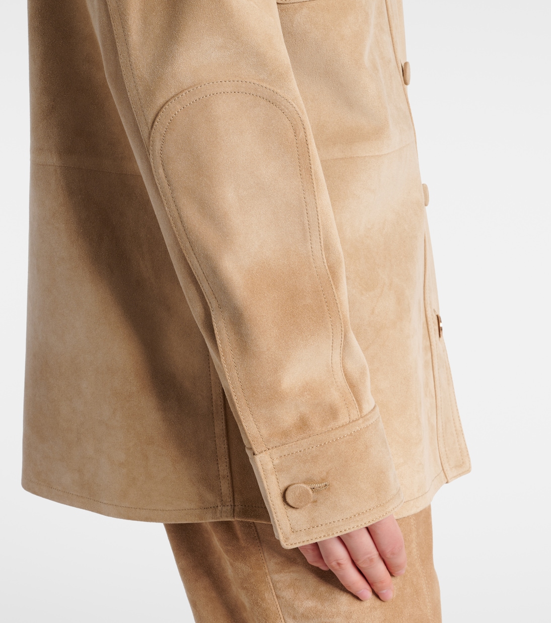 Giacca camicia Irene in suede | Gabriela Hearst