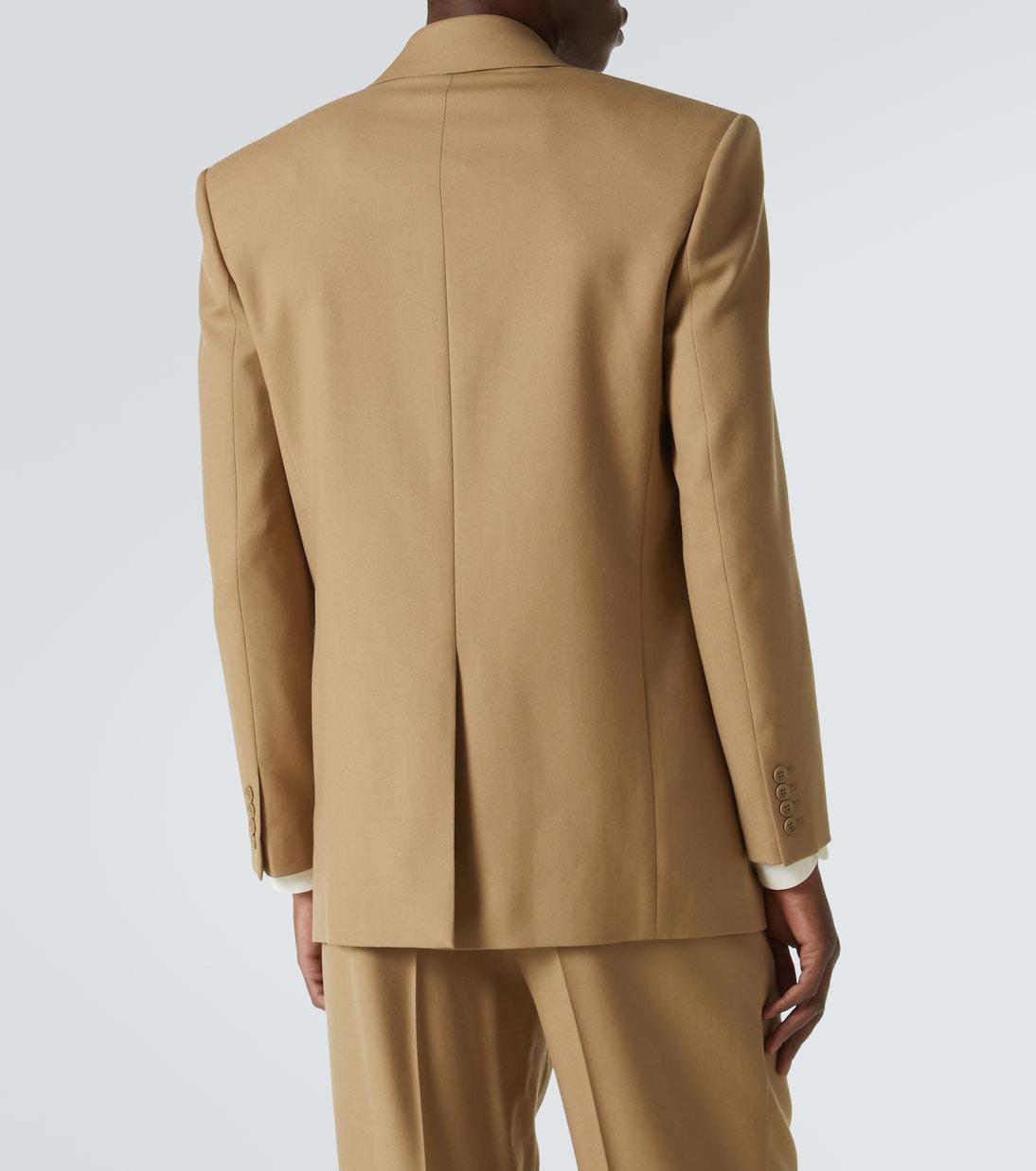Single-breasted wool gabardine blazer | Saint Laurent