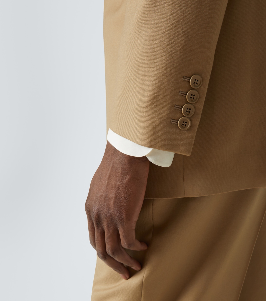 Single-breasted wool gabardine blazer | Saint Laurent