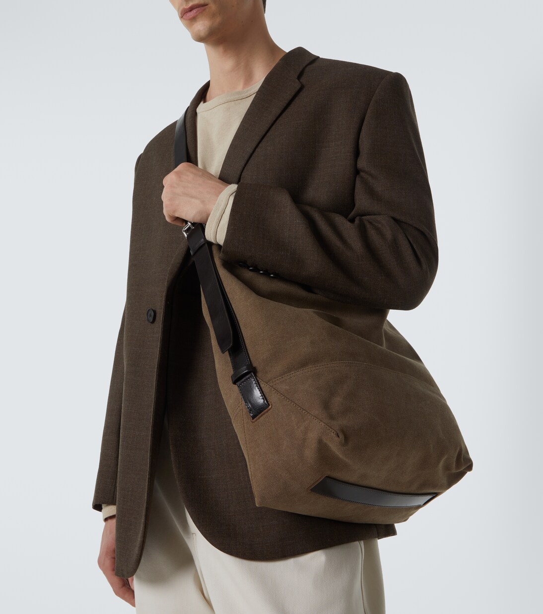 Tote aus Canvas mit Leder | Lemaire