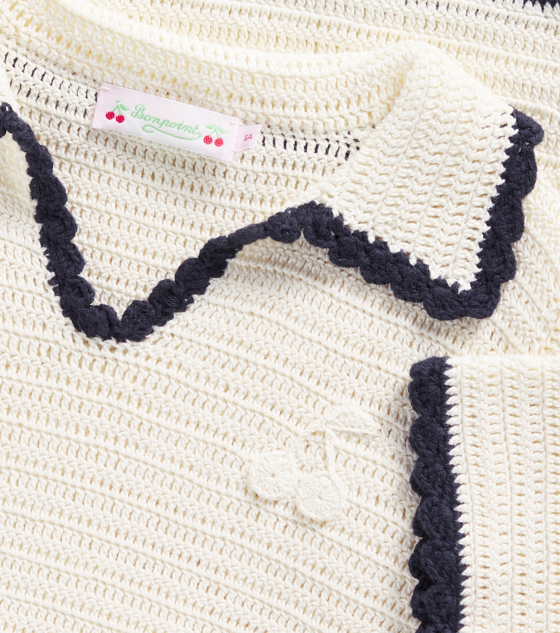 Abito Elanie in crochet di cotone | Bonpoint