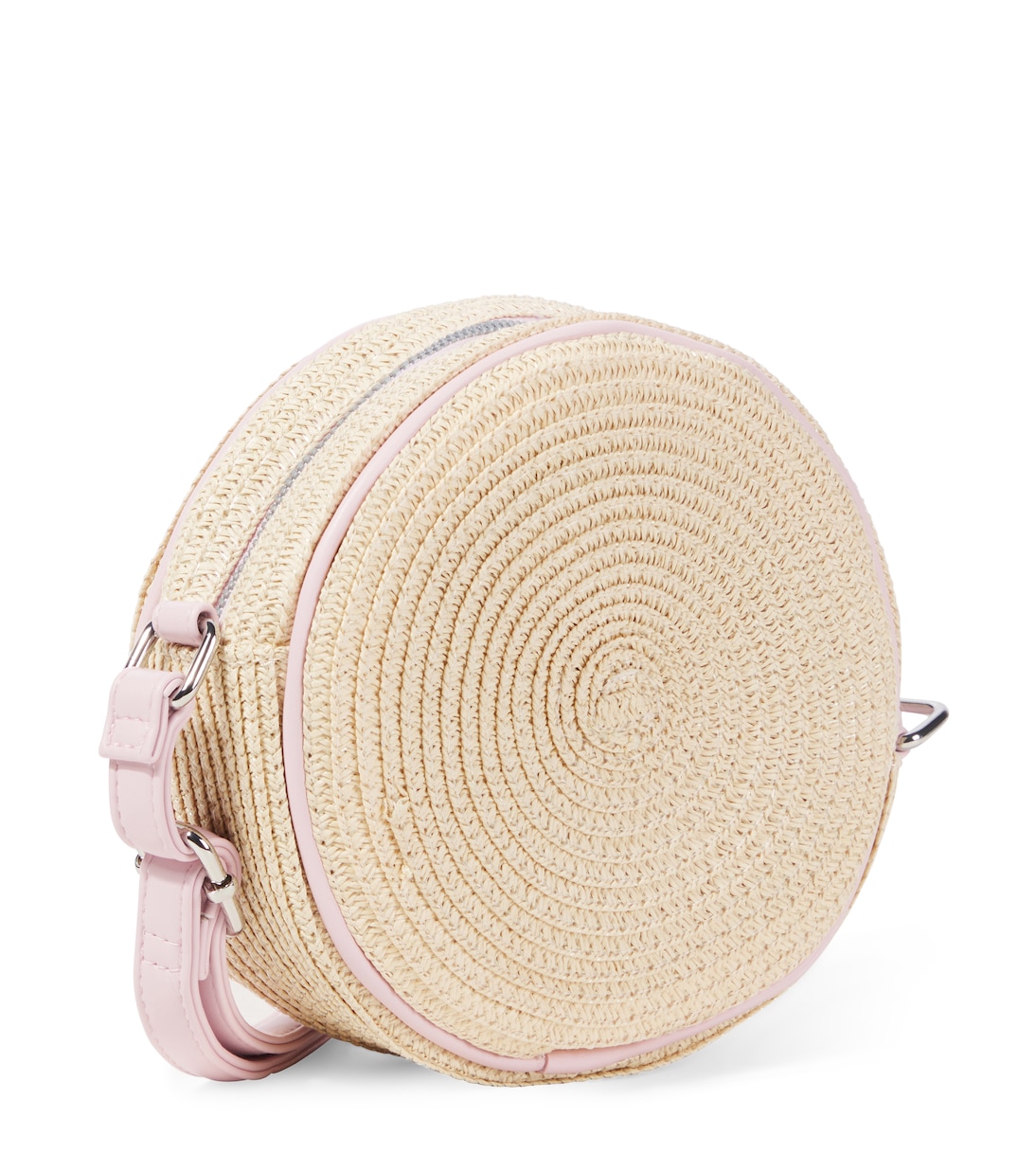 Borsa a spalla in paglia con logo | Stella McCartney Kids