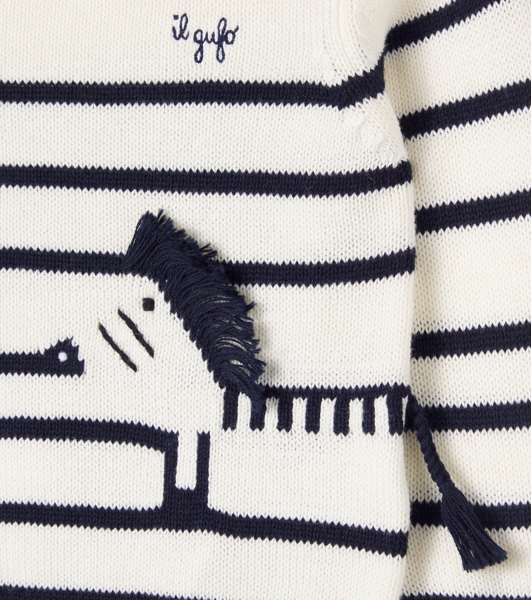 Baby - Pullover in cotone a righe | Il Gufo