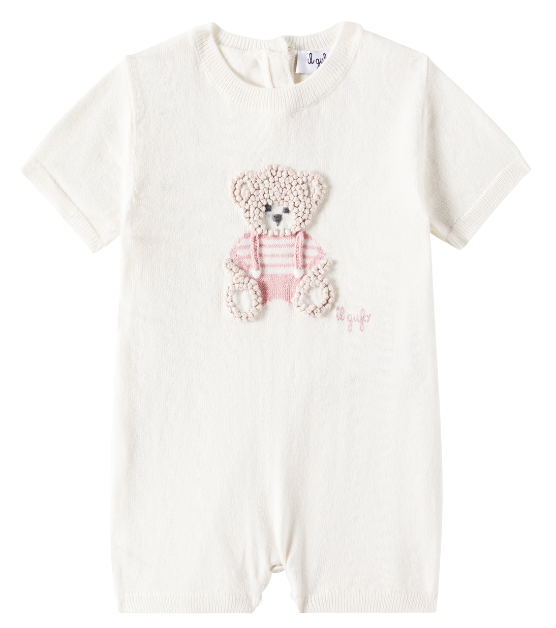 Baby - Pagliaccetto in cotone con stampa | Il Gufo
