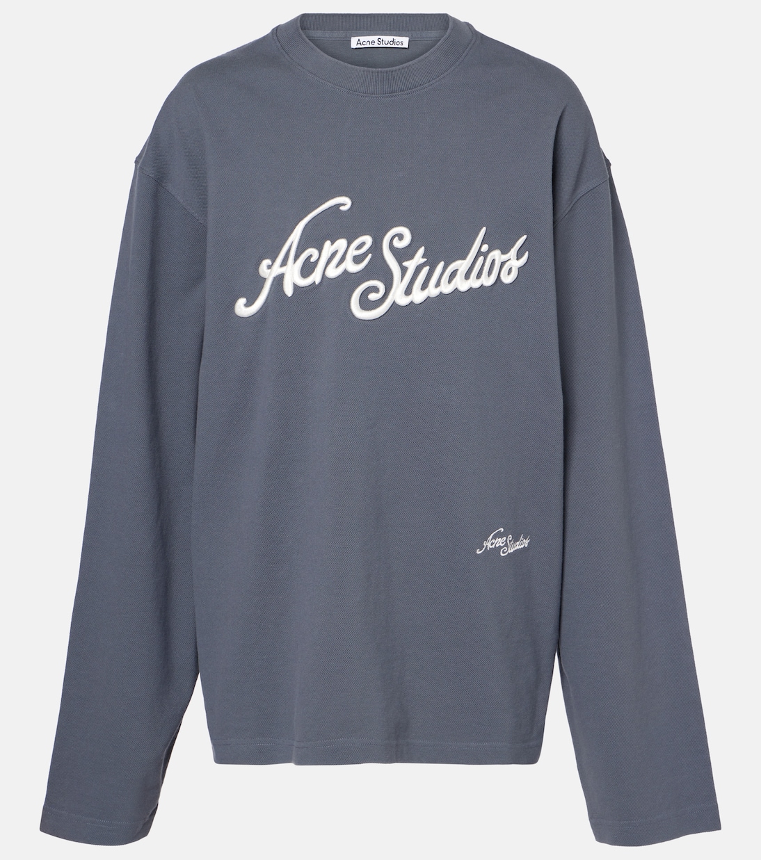 Felpa Exford in cotone piqué | Acne Studios
