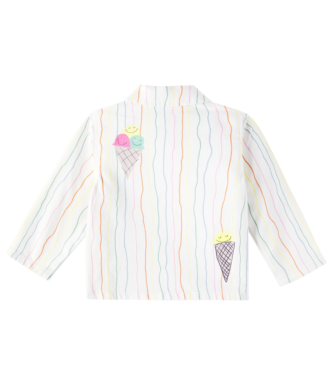 Bebé - chaqueta en denim a rayas | Stella McCartney Kids