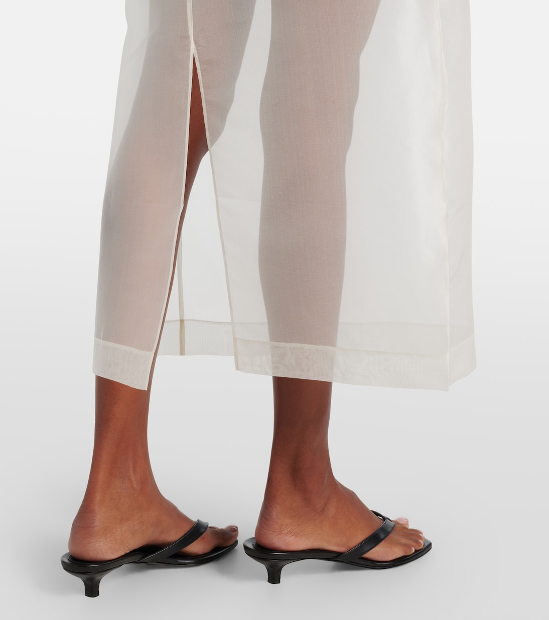 Gonna lunga in organza di seta | Frame