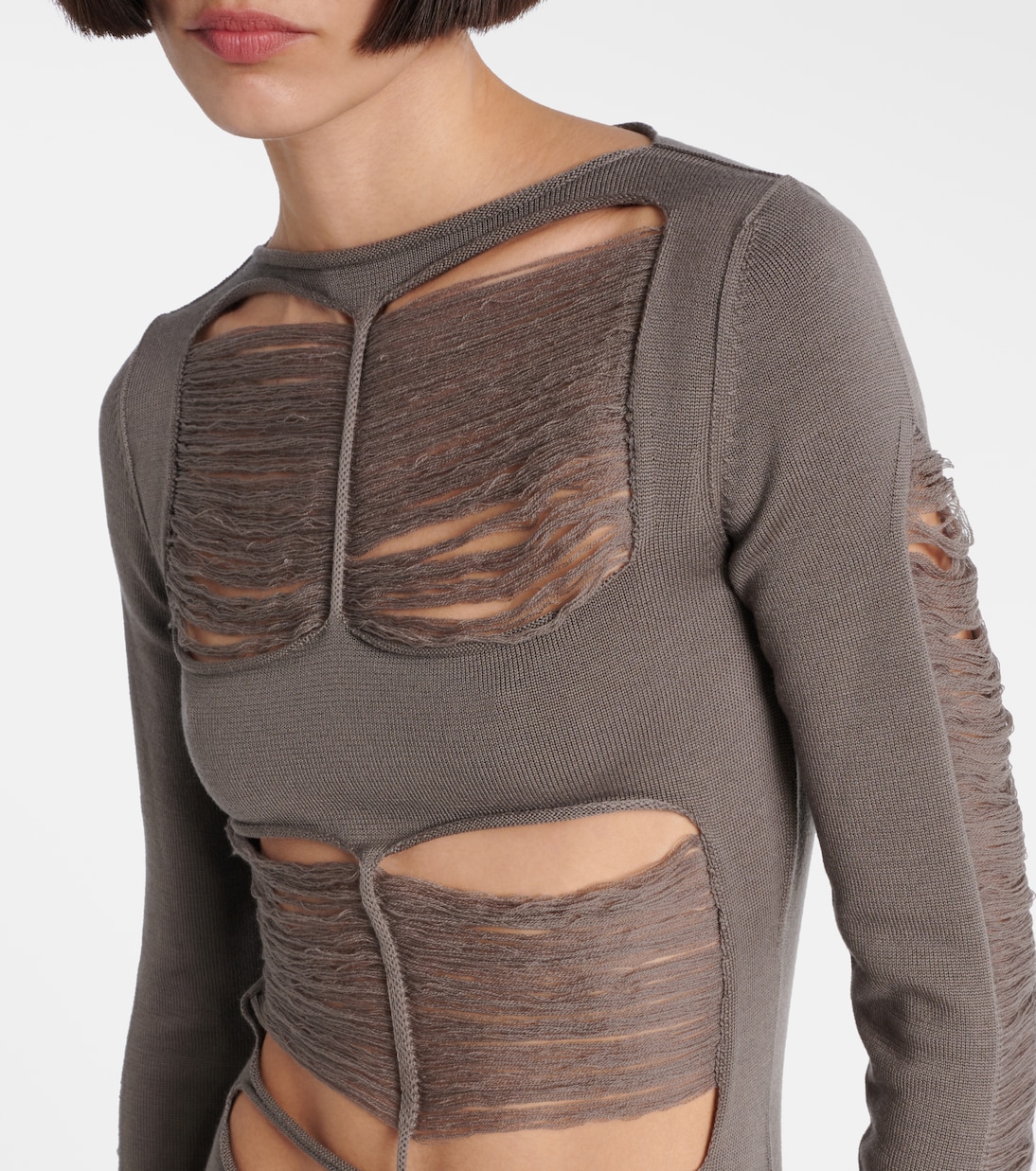 Robe longue en laine | Rick Owens