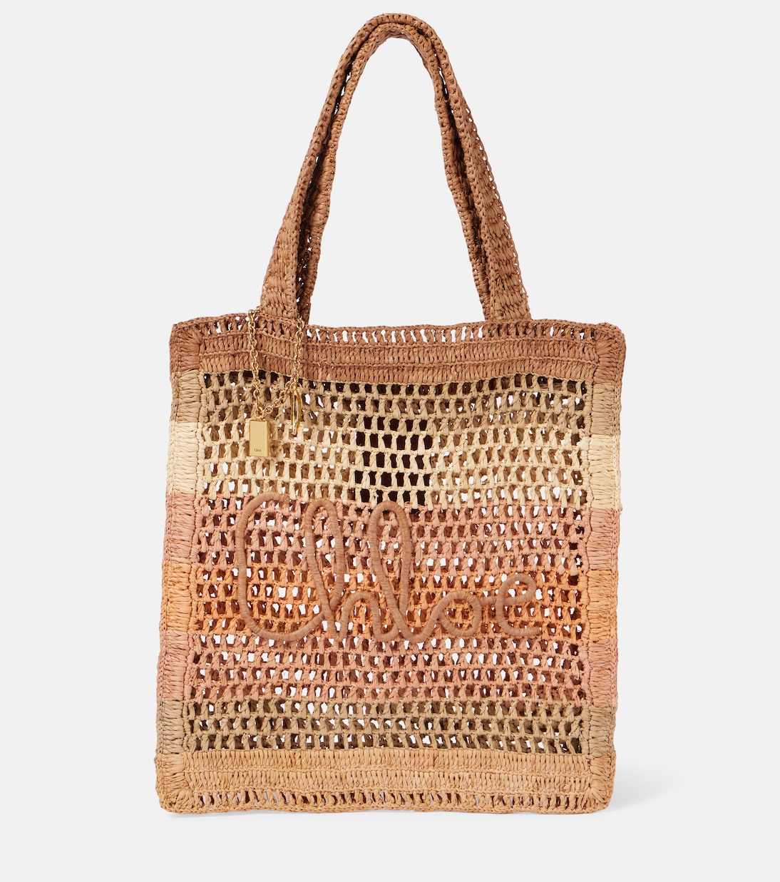 Tote Summer Banana aus Raffiabast | Chloé
