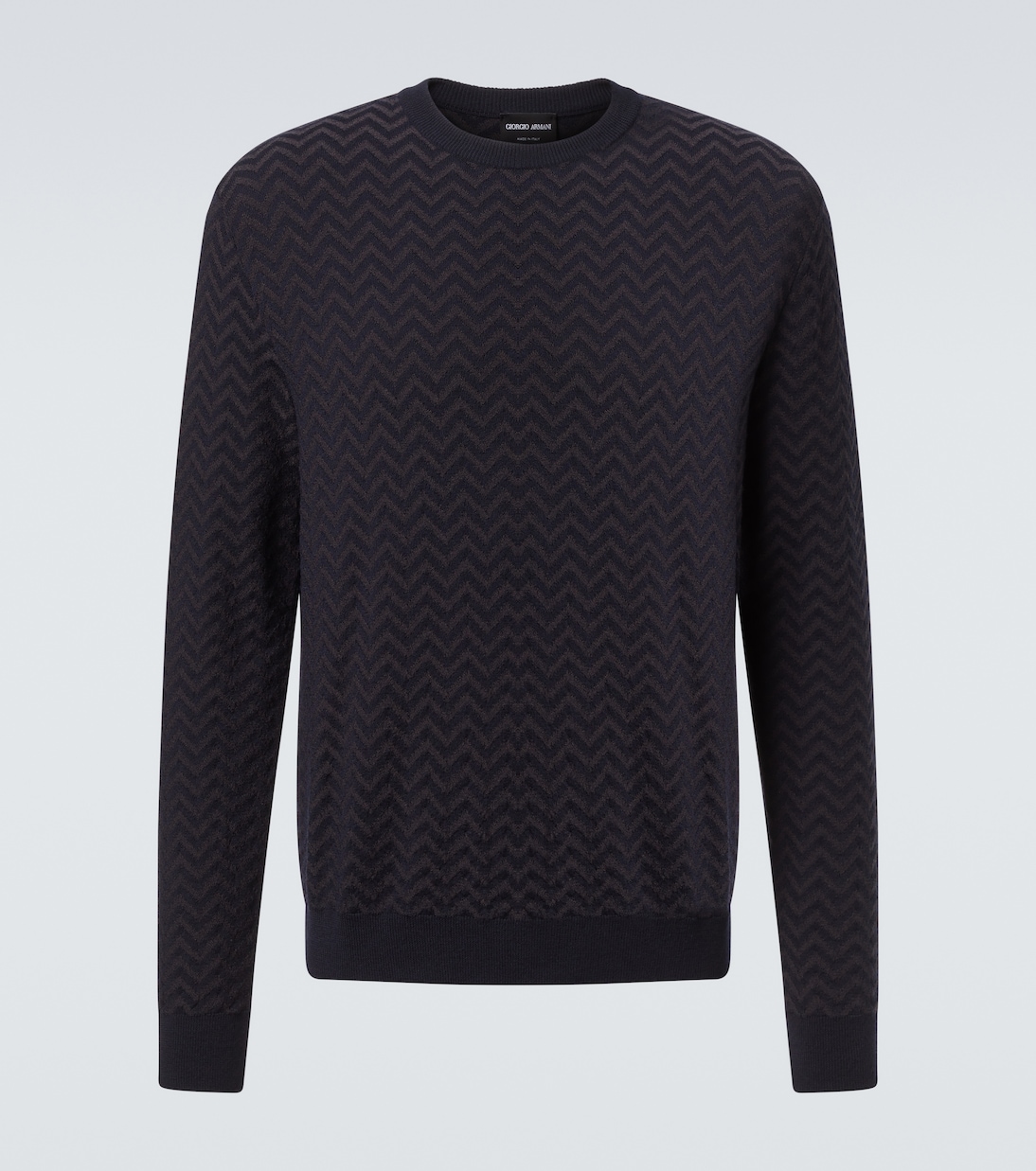 Striped wool-blend sweater | Giorgio Armani