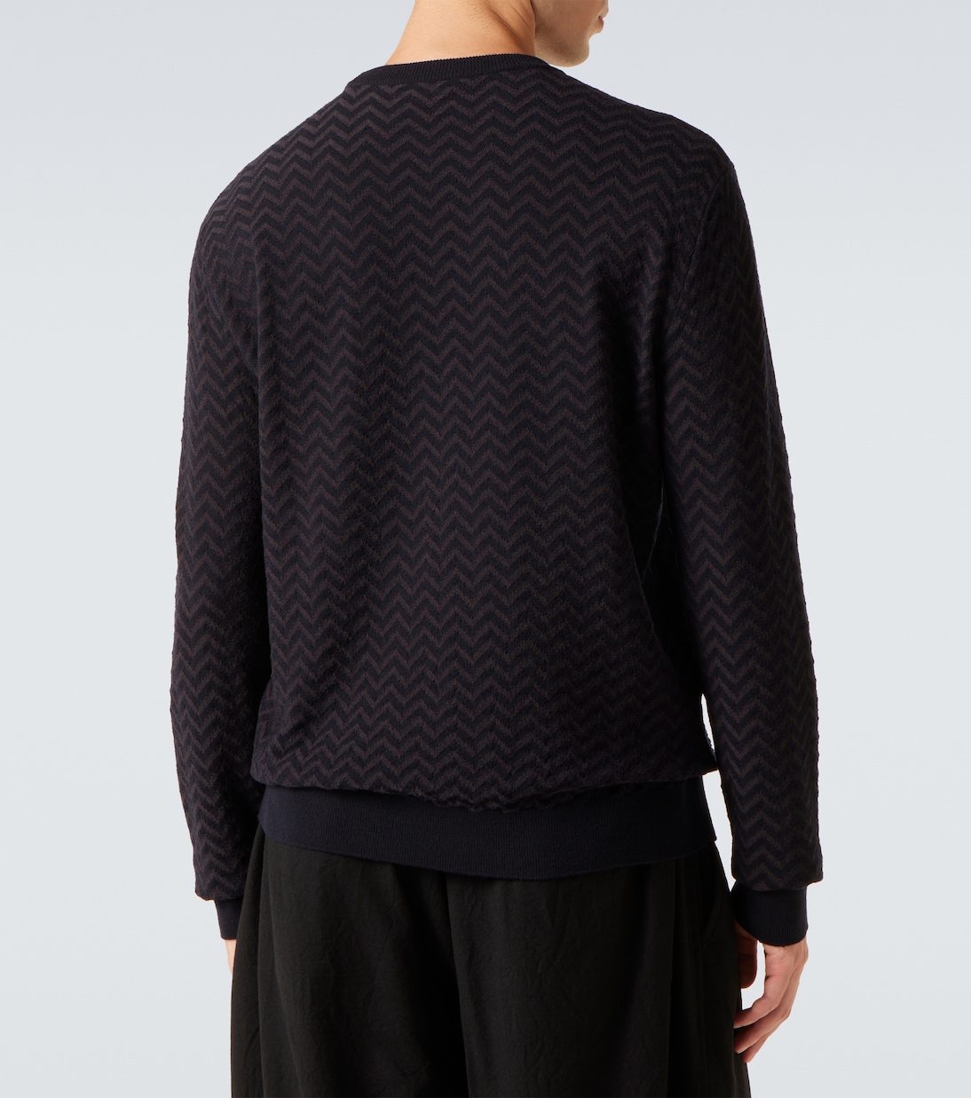 Striped wool-blend sweater | Giorgio Armani