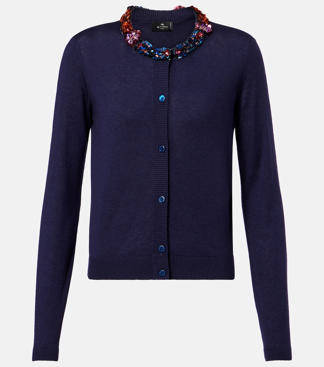 Verzierter Cardigan aus Seide und Kaschmir | Etro