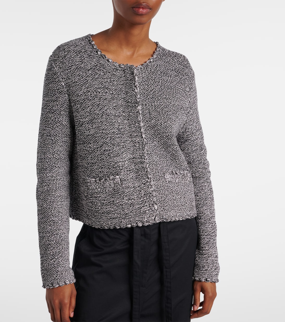 White Label Nidia macramé cotton jacket | Proenza Schouler