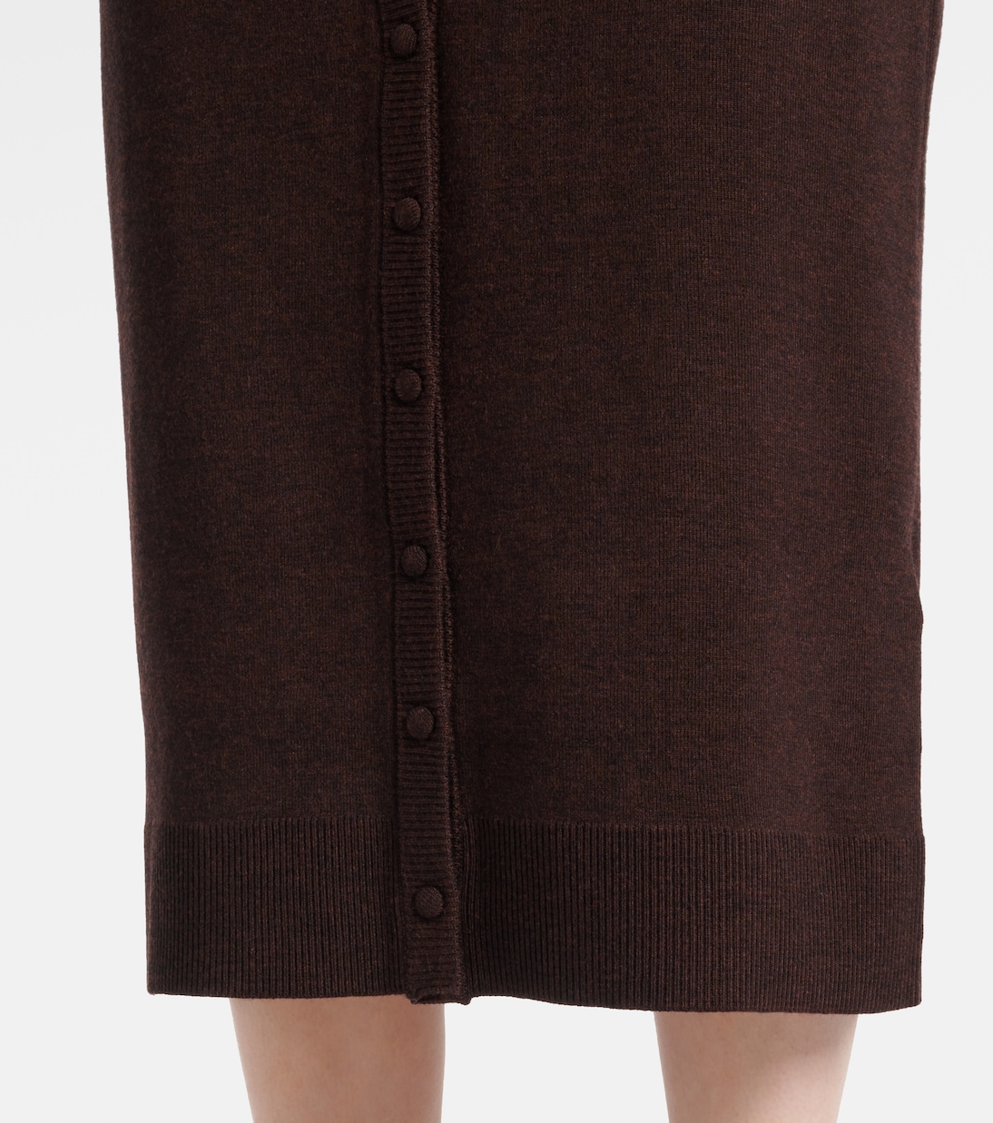 Knitted wool-blend midi skirt | Victoria Beckham