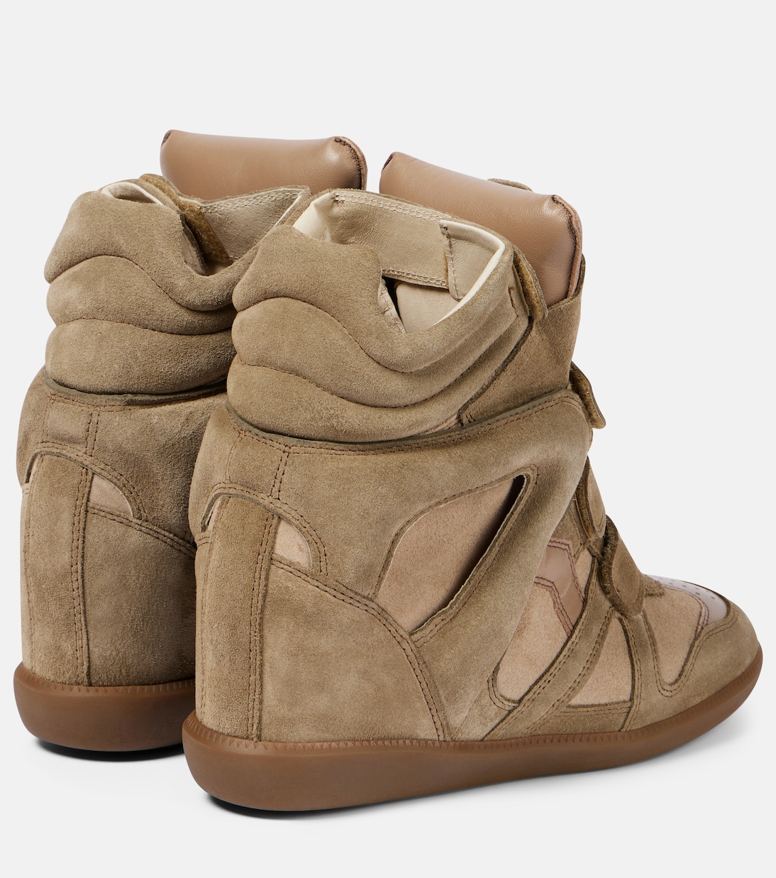 Sneakers Bekett in pelle e suede con zeppa | Isabel Marant