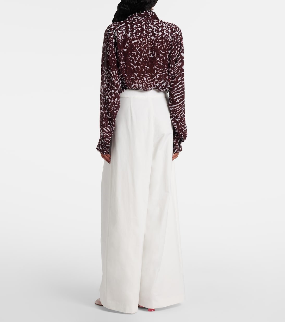 Pantaloni Pamplona a gamba larga | Dries Van Noten