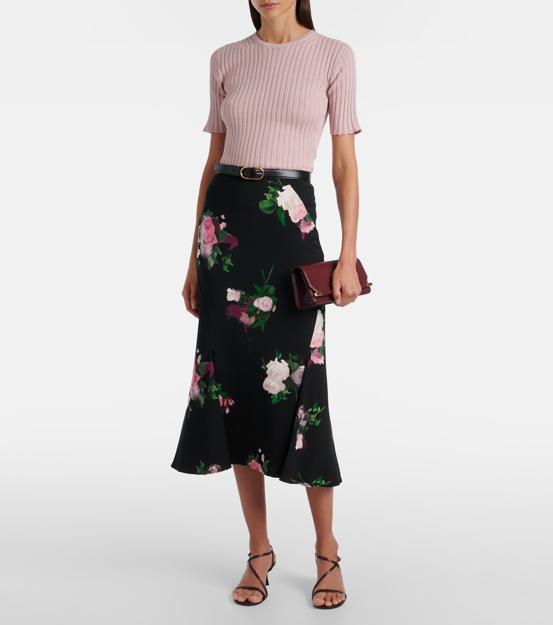 Floral midi skirt | Erdem