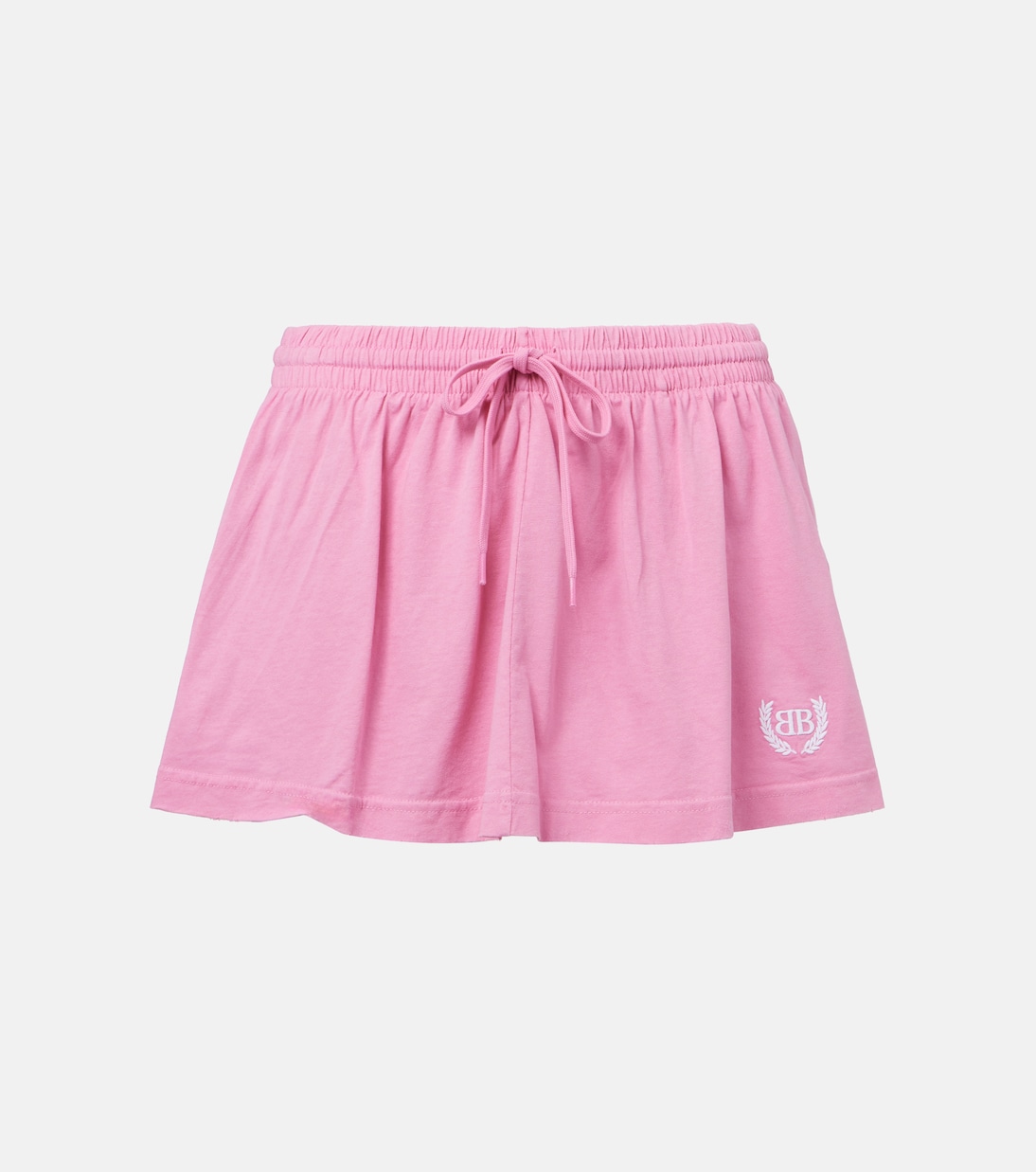 Laurel cotton jersey miniskirt | Balenciaga