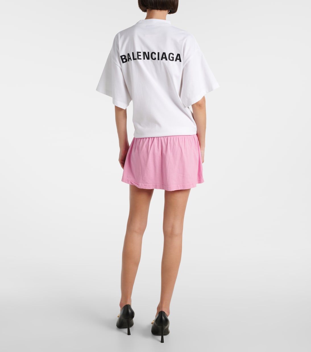 Laurel cotton jersey miniskirt | Balenciaga