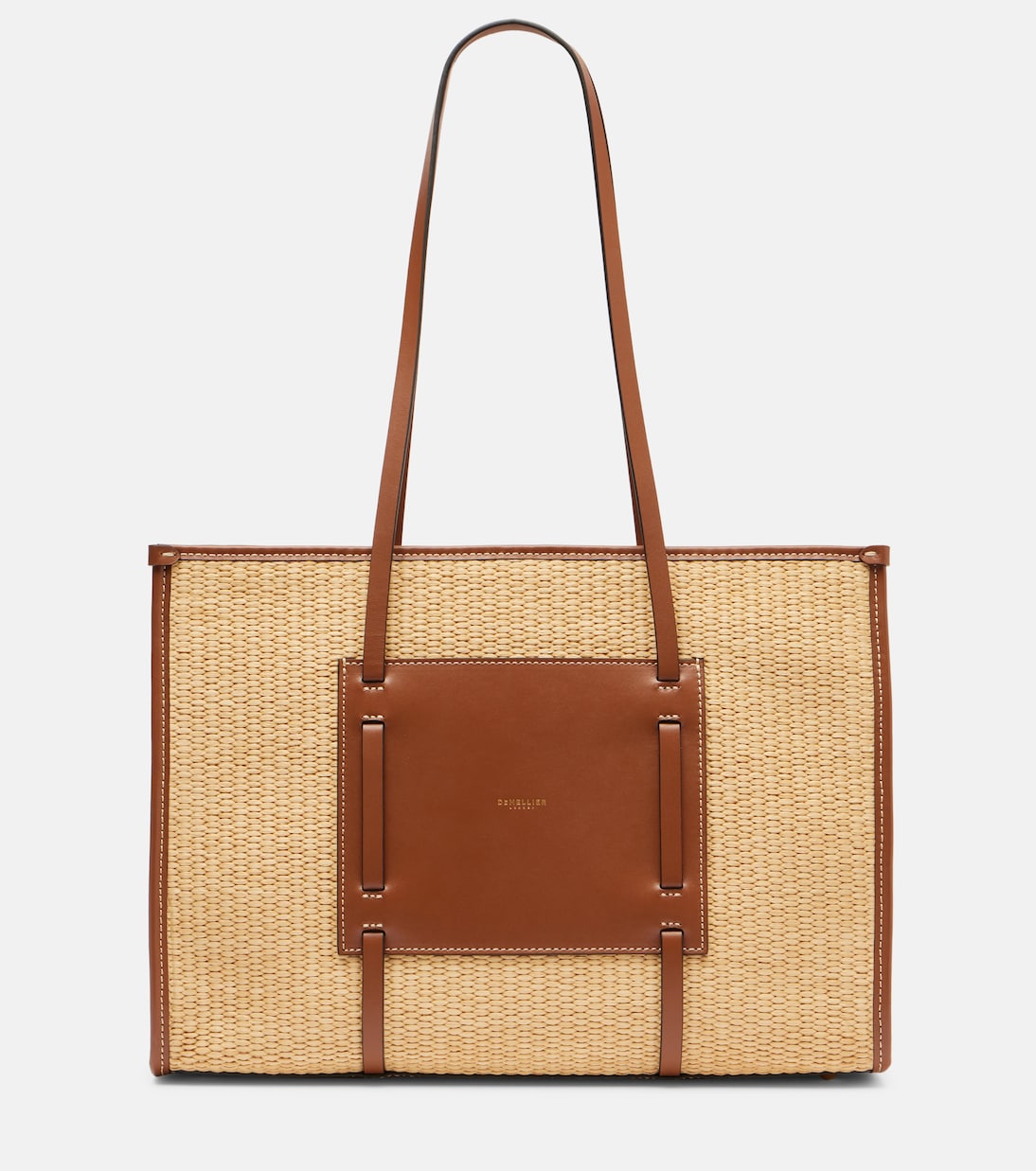 Cabas Capri en raphia et cuir | DeMellier