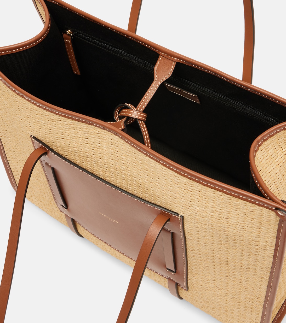 Cabas Capri en raphia et cuir | DeMellier