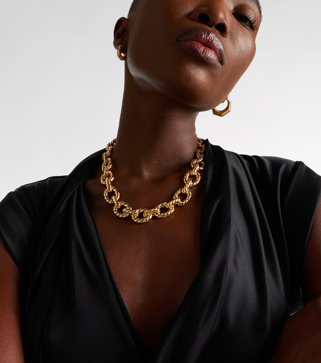 Collier Sculpted Cable en or 18 ct (750/1000) | David Yurman