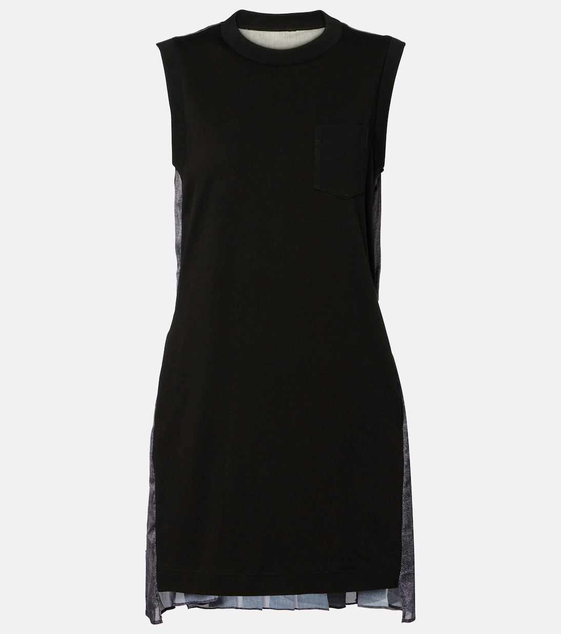 Knitted cotton minidress | Sacai