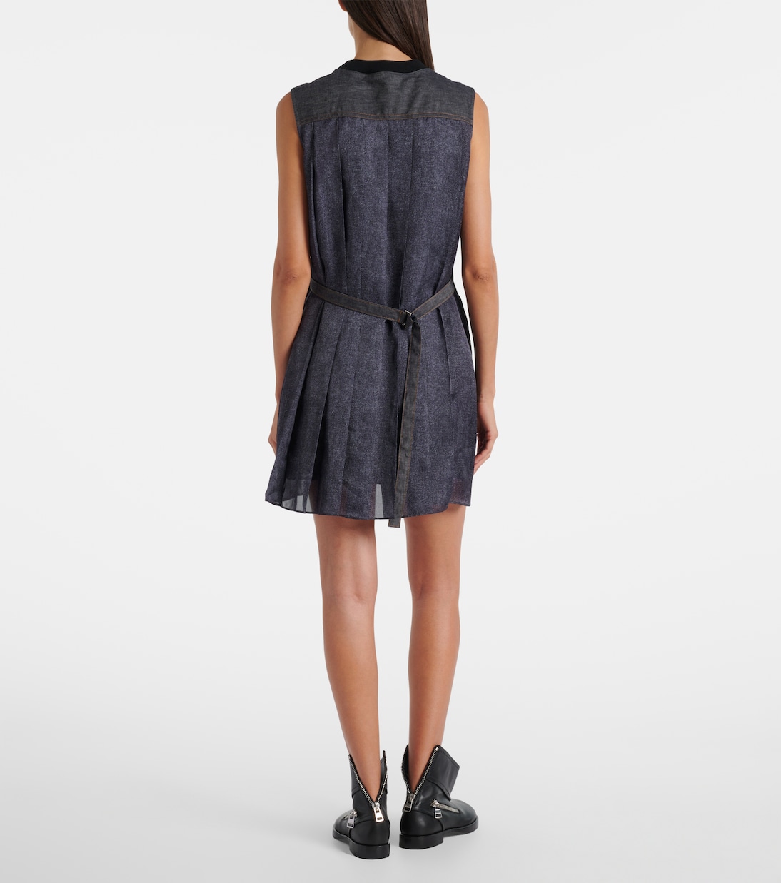 Knitted cotton minidress | Sacai