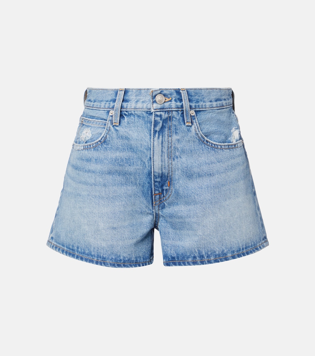 Mila mid-rise denim shorts | Slvrlake