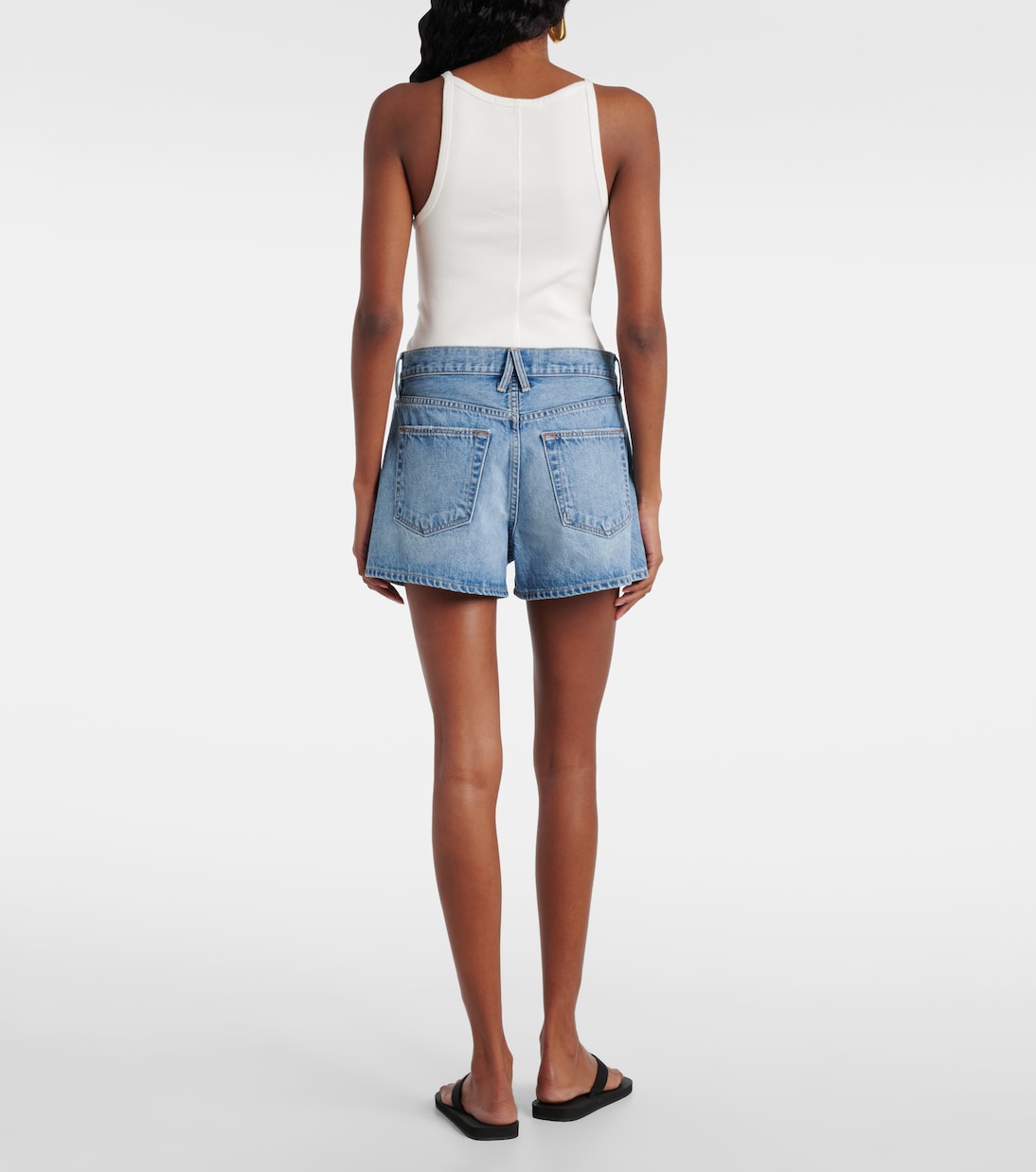 Mila mid-rise denim shorts | Slvrlake