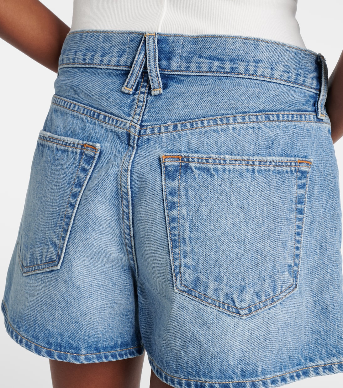 Mila mid-rise denim shorts | Slvrlake