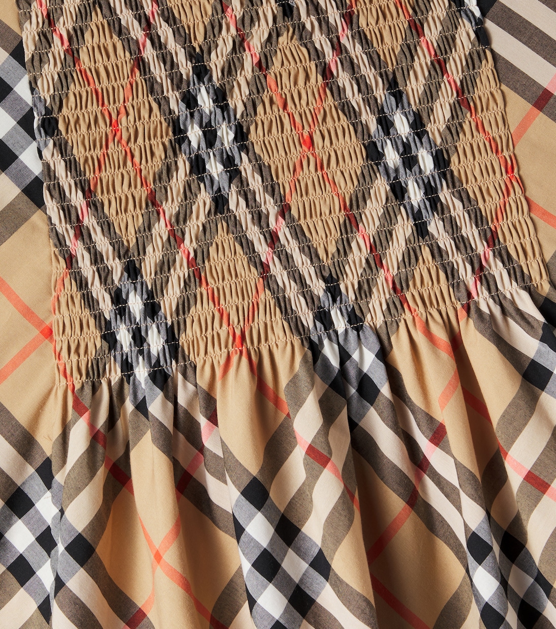 Abito in cotone Burberry Check  | Burberry Kids