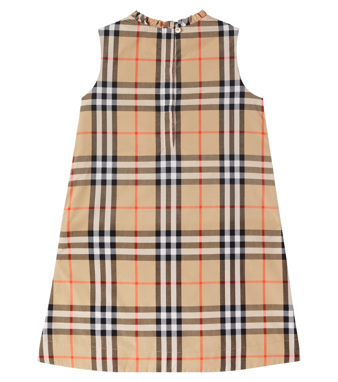 Abito in cotone Burberry Check  | Burberry Kids