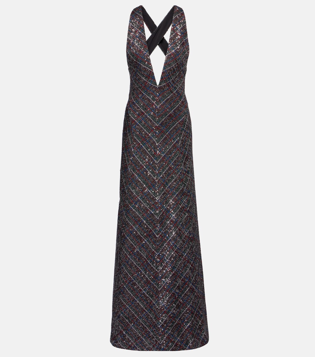 Sequined lamé maxi dress | Missoni