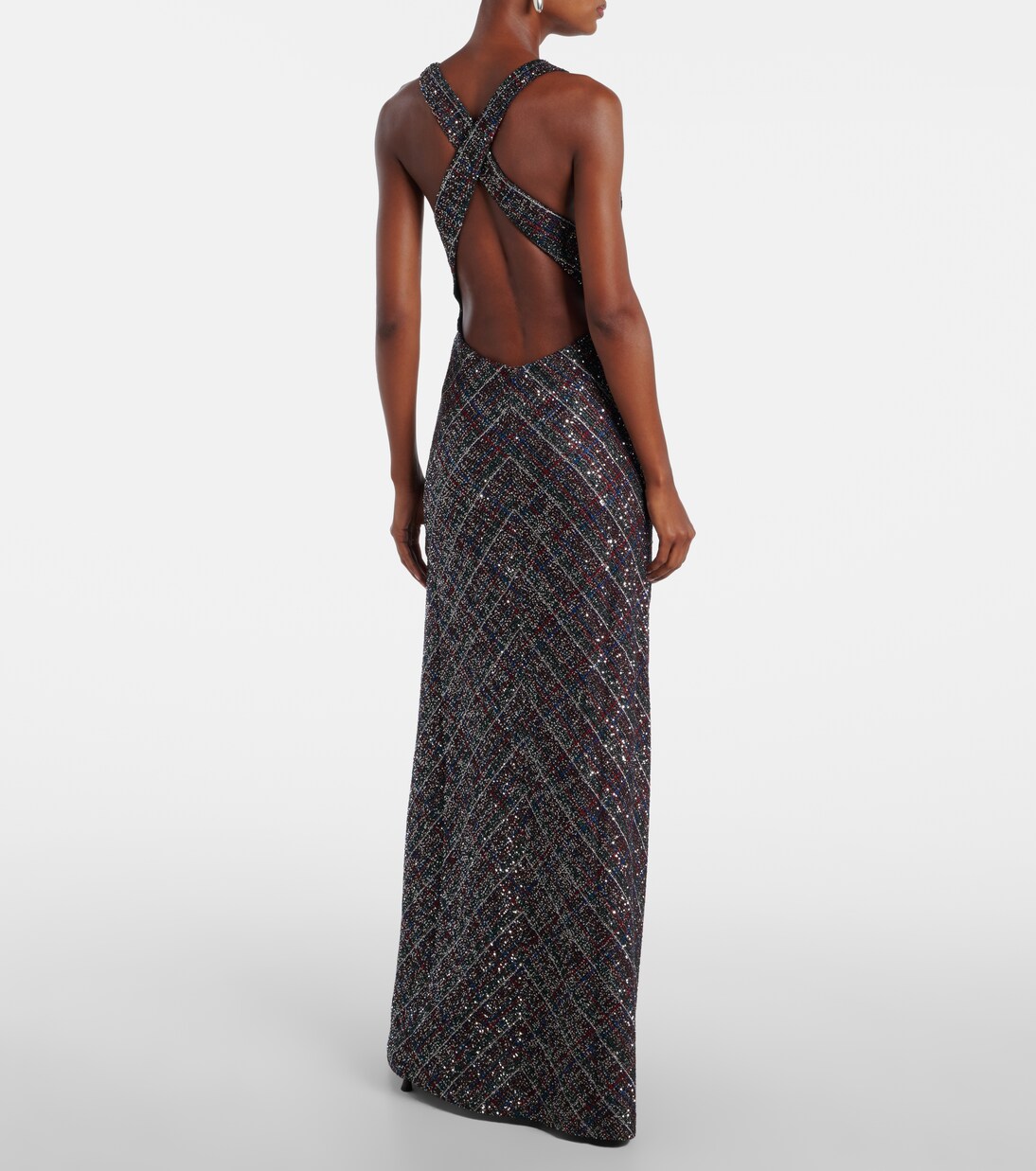 Sequined lamé maxi dress | Missoni