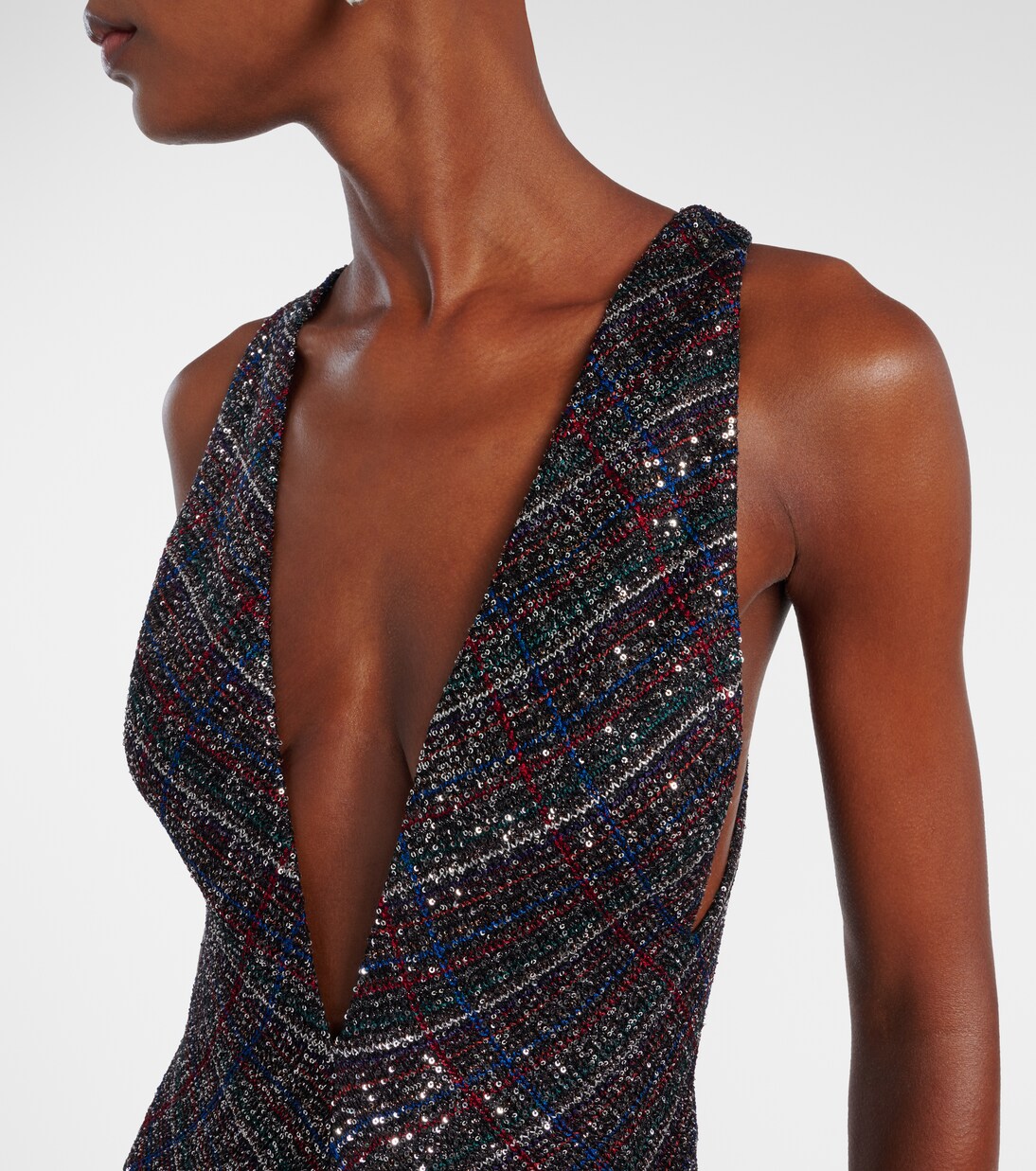 Sequined lamé maxi dress | Missoni