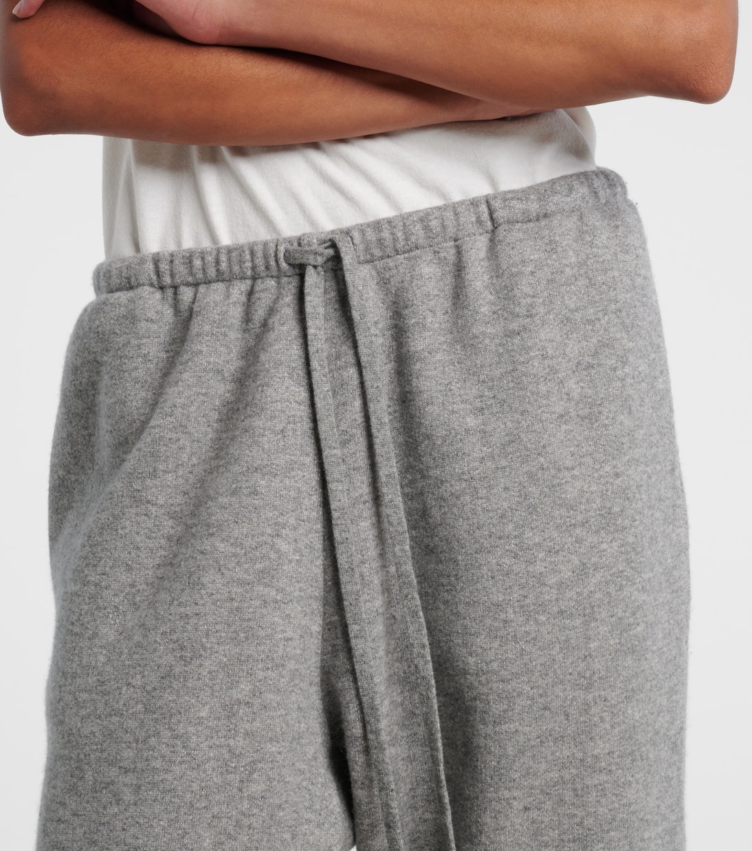 Pantaloni sportivi Teo in cashmere e cotone | The Row
