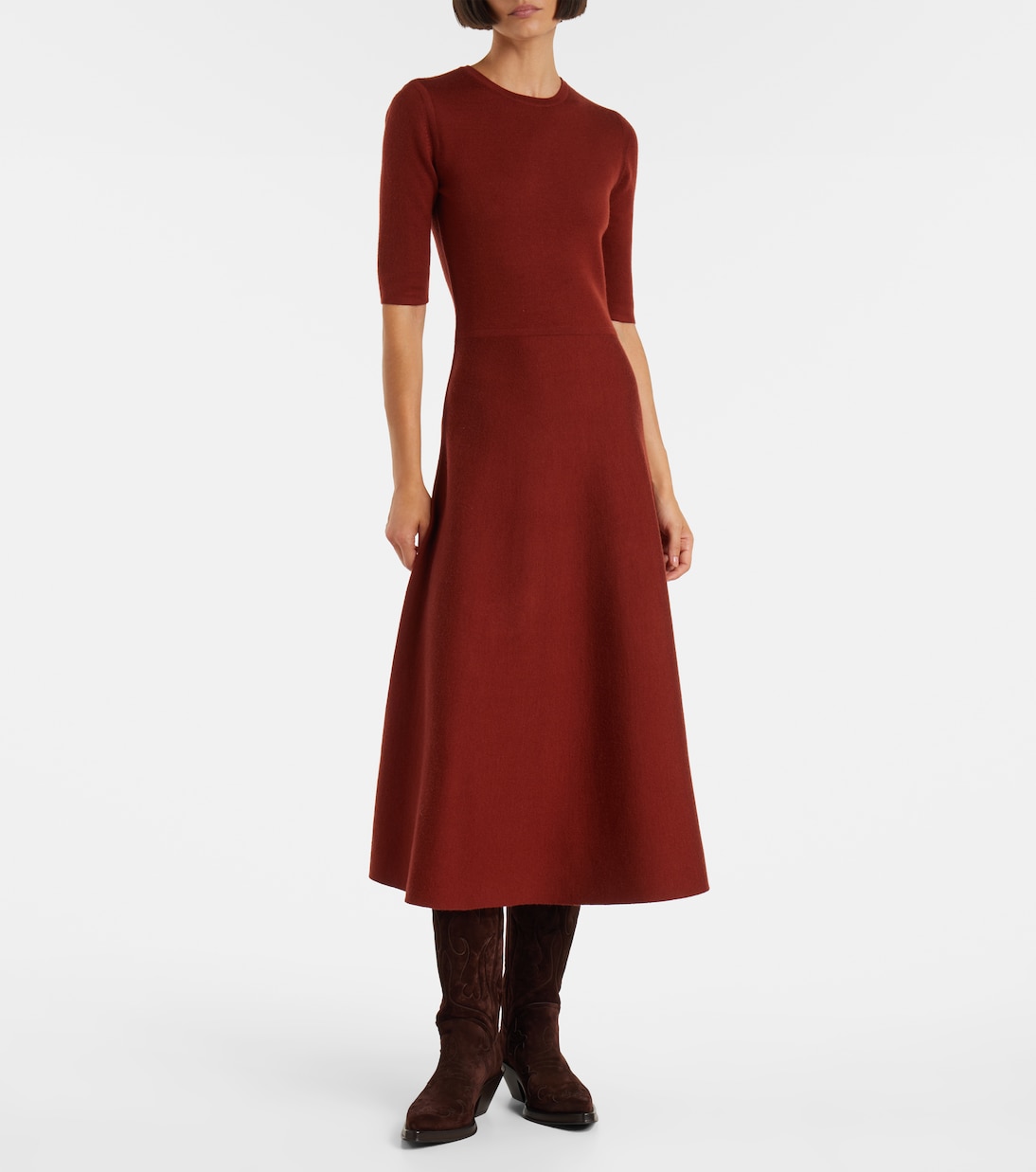 Maxikleid aus Wolle, Kaschmir und Seide | Gabriela Hearst